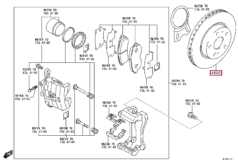 DISC, FRONT 43512-WC005 (номер toyota 43512WC005)