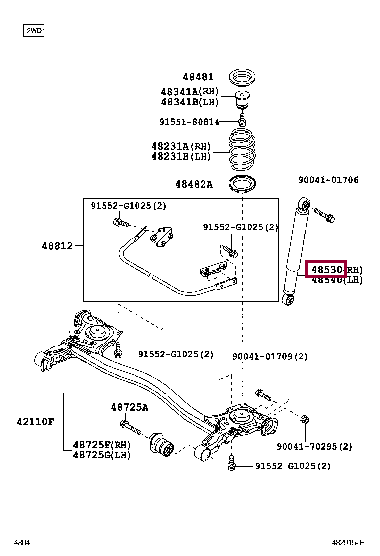Оригинальные амортизаторы Тойота PASSO со склада в Москве