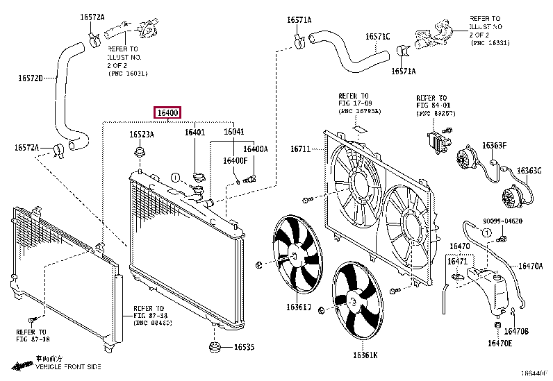 164000P371: RADIATOR ASSY Тойота