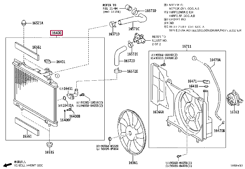 164000Y240: RADIATOR ASSY Тойота