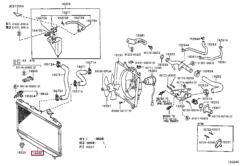 RADIATOR ASSY 16400-11820 (номер toyota 1640011820)