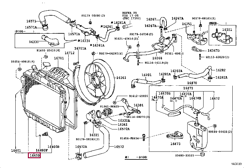 1640065060: RADIATOR ASSY Тойота