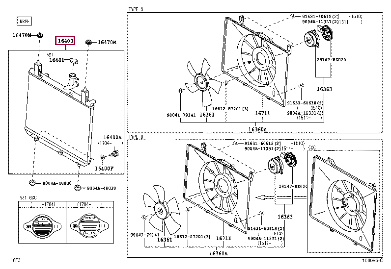 16400BZA60: RADIATOR ASSY Тойота
