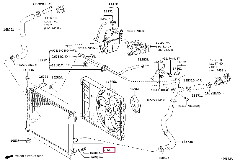 16400F0010: RADIATOR ASSY Тойота