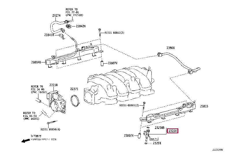 INJECTOR ASSY, FUEL(FOR PORT) 23209-38030 (номер toyota 2320938030)