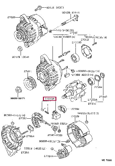 27370 75060 щетки генератора