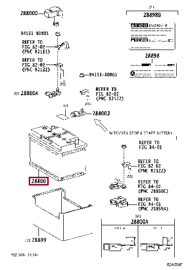 288000L600: BATTERY Тойота