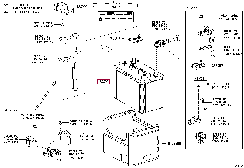 288000Y260: BATTERY Тойота
