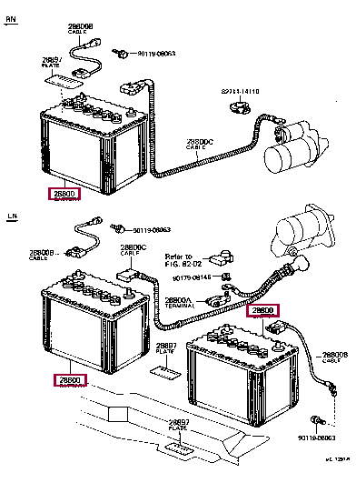 2880054120: BATTERY Тойота