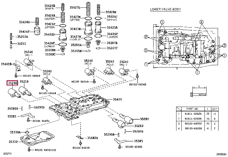 СОЛЕНОИД 35290-34010 (номер toyota 3529034010)