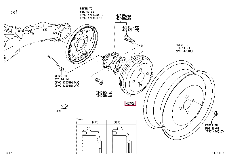 42431B2100: DRUM SUB-ASSY, REAR BRAKE Тойота