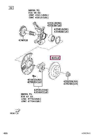 43512B4010: DISC, FRONT Тойота