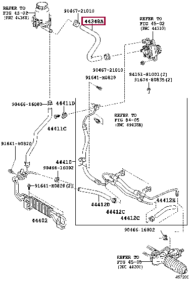 HOSE, OIL RESERVOIR TO PUMP, NO.1 44348-60420 (номер toyota 4434860420)