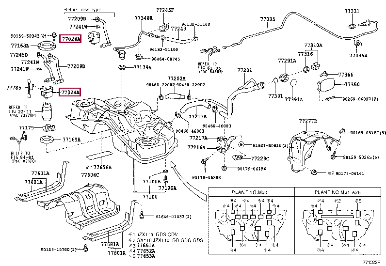 7702430030: PLATE SUB-ASSY, FUEL SUCTION Тойота