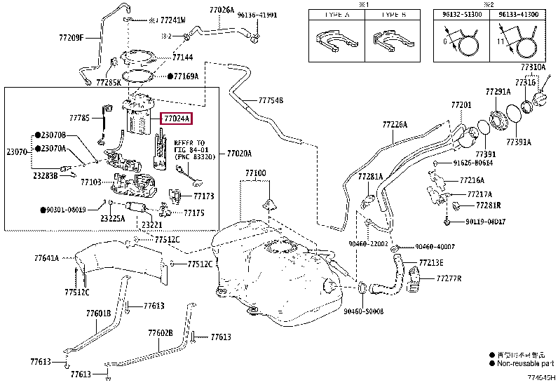 7702433430: PLATE SUB-ASSY, FUEL SUCTION Тойота