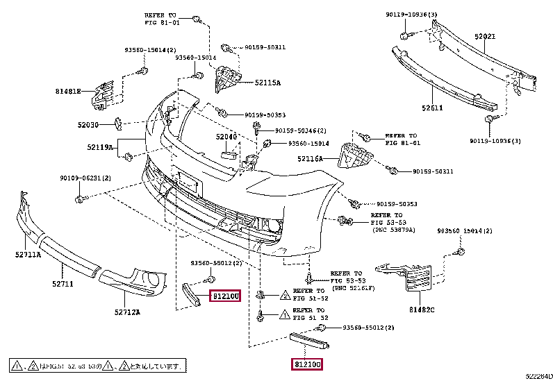 81210D8010: LED ILLUMINATION BEAM ASSY Тойота