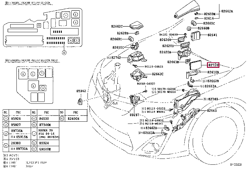 Блок управления 82720-33230 (номер toyota 8272033230)