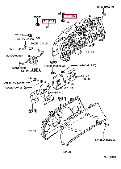 BULB, COMBINATION METER, NO.1 83109-12030 (номер toyota 8310912030)