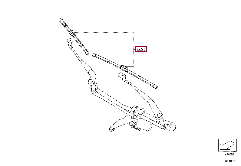 85212WAA02: BLADE ASSY, WINDSHIELD WIPER Тойота