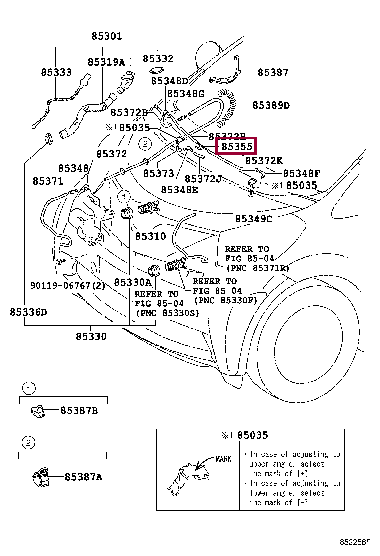 Обратный клапан 85321-28020 (номер toyota 8532128020)