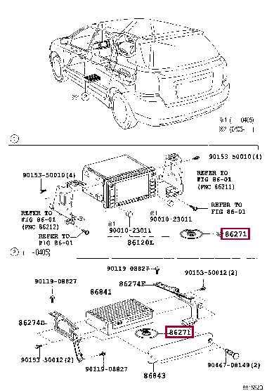 DISC, DISC PLAYER 86271-53031 (номер toyota 8627153031)