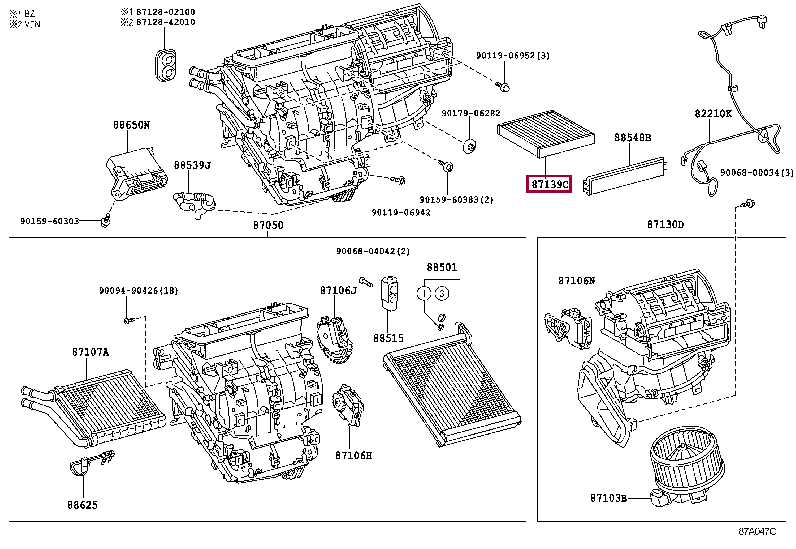 8713902090: Фильтр салонный Тойота