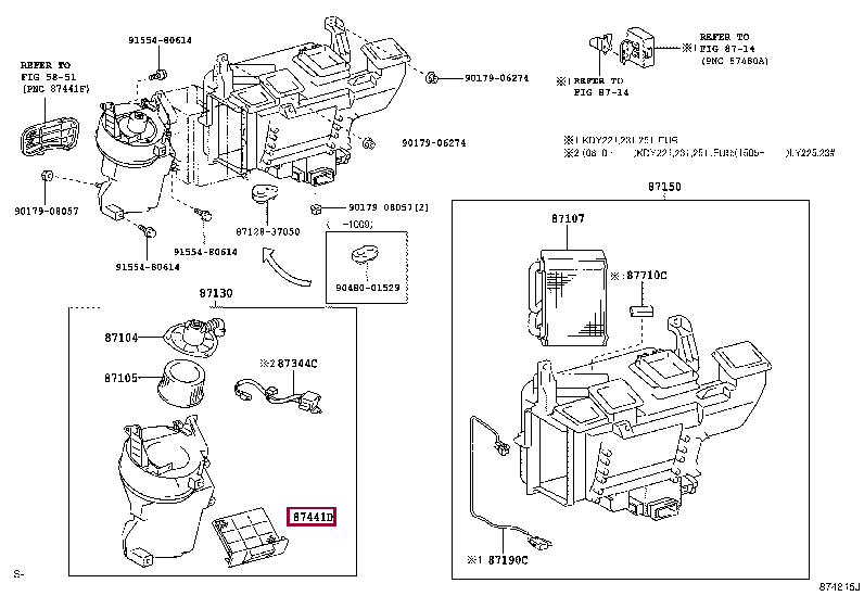 FILTER, HEATER AIR, NO.2 87441-37031 (номер toyota 8744137031)