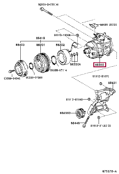 8832038060: COMPRESSOR ASSY, COOLER Тойота