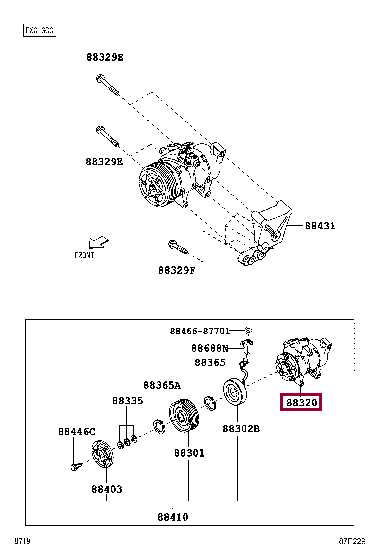 88320BZ280: COMPRESSOR ASSY, COOLER Тойота