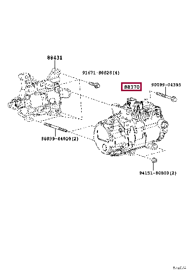 8837048120: COMPRESSOR ASSY, W/MOTOR Тойота