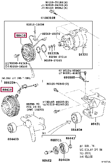 884100K100: CLUTCH ASSY, MAGNET Тойота