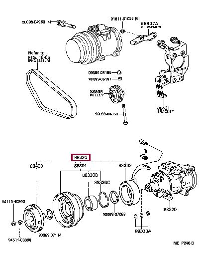 8841060140: CLUTCH ASSY, MAGNET Тойота