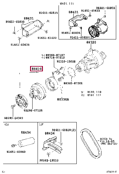 8841097201: CLUTCH ASSY, MAGNET Тойота