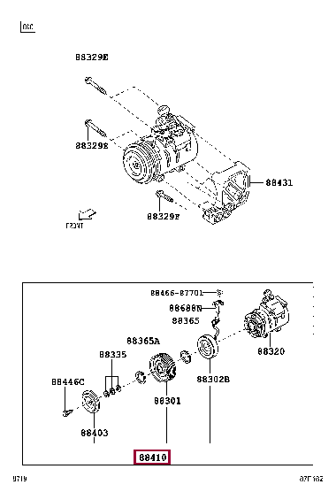 88410BZ310: CLUTCH ASSY, MAGNET Тойота