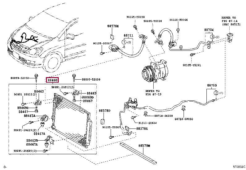 884600K061: CONDENSER ASSY, COOLER Тойота