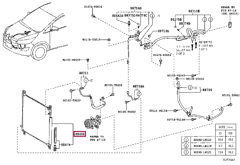 884600K330: CONDENSER ASSY, COOLER Тойота