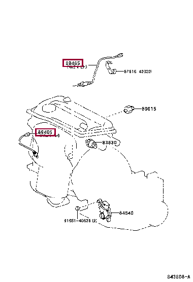 8946548020: SENSOR, OXYGEN Тойота