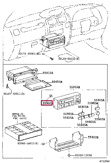 Лампа 90010-05101 (номер toyota 9001005101)