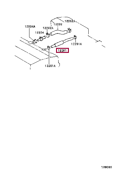 9008091107: HOSE, VENTILATION Тойота