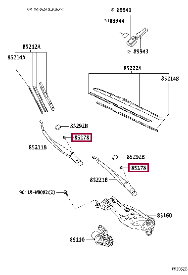 Гайка 90182-10006 (номер toyota 9018210006)