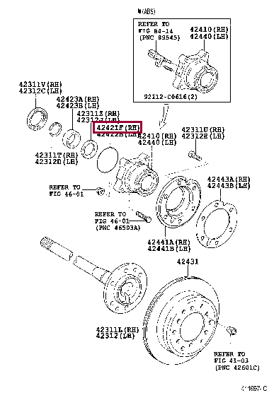 Кольцо полуоси 90301-83002 (номер toyota 9030183002)