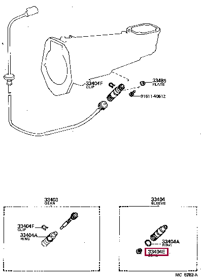 SEAL, OIL (FOR MTM SPEEDOMETER SHAFT SLEEVE) 90310-09001 (номер toyota 9031009001)