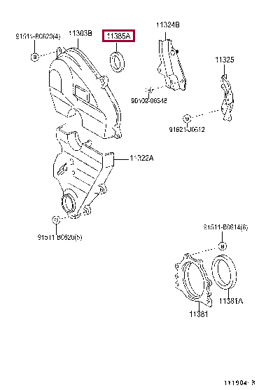 SEAL, OIL(FOR CAMSHAFT) 90311-34027 (номер toyota 9031134027)