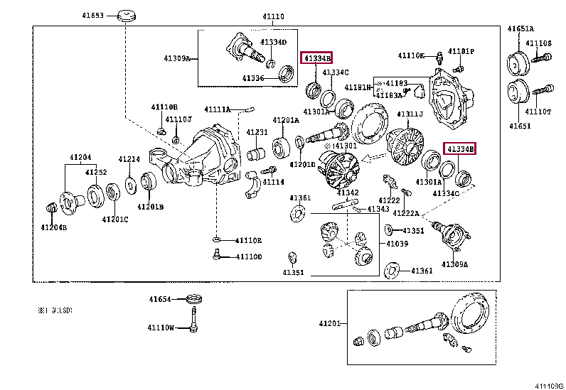 SEAL, OIL (FOR REAR DIFFERENTIAL SIDE GEAR SHAFT) 90311-43009 (номер toyota 9031143009)