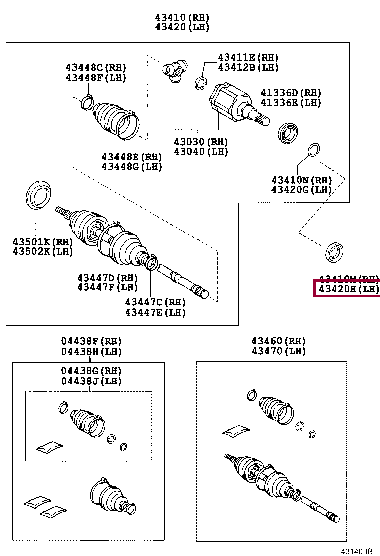 Сальник левый 90311-T0037 (номер toyota 90311T0037)