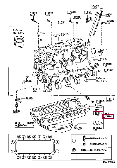 Кольцо уплотнительное сливной пробки 90430-12031 (номер toyota 9043012031)