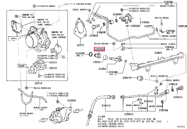 SPACER(FOR FUEL INJECTOR) 90561-10018 (номер toyota 9056110018)