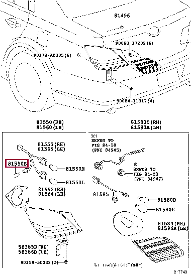 Лампочка подсветки двери 99132-11038 (номер toyota 9913211038)