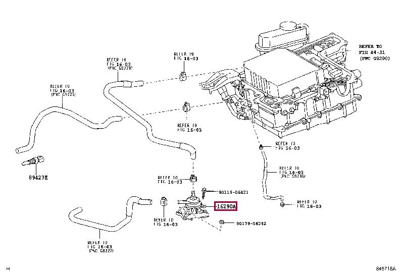 Помпа охлаждения инвертора PRIUS G9020-47031 (номер toyota G902047031)